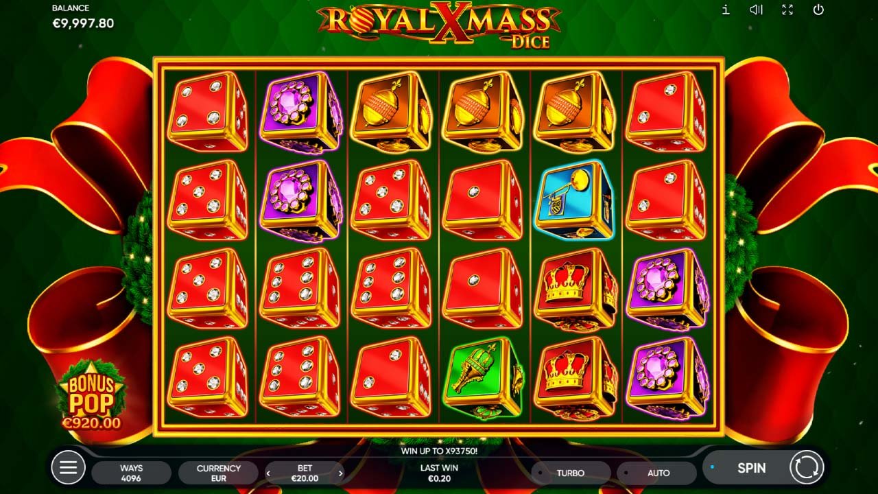 Royal Xmass Dice Slot by Endorphina