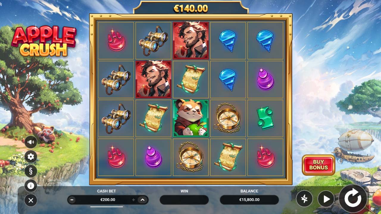 Screenshot of Apple Crush slot by TrueLab