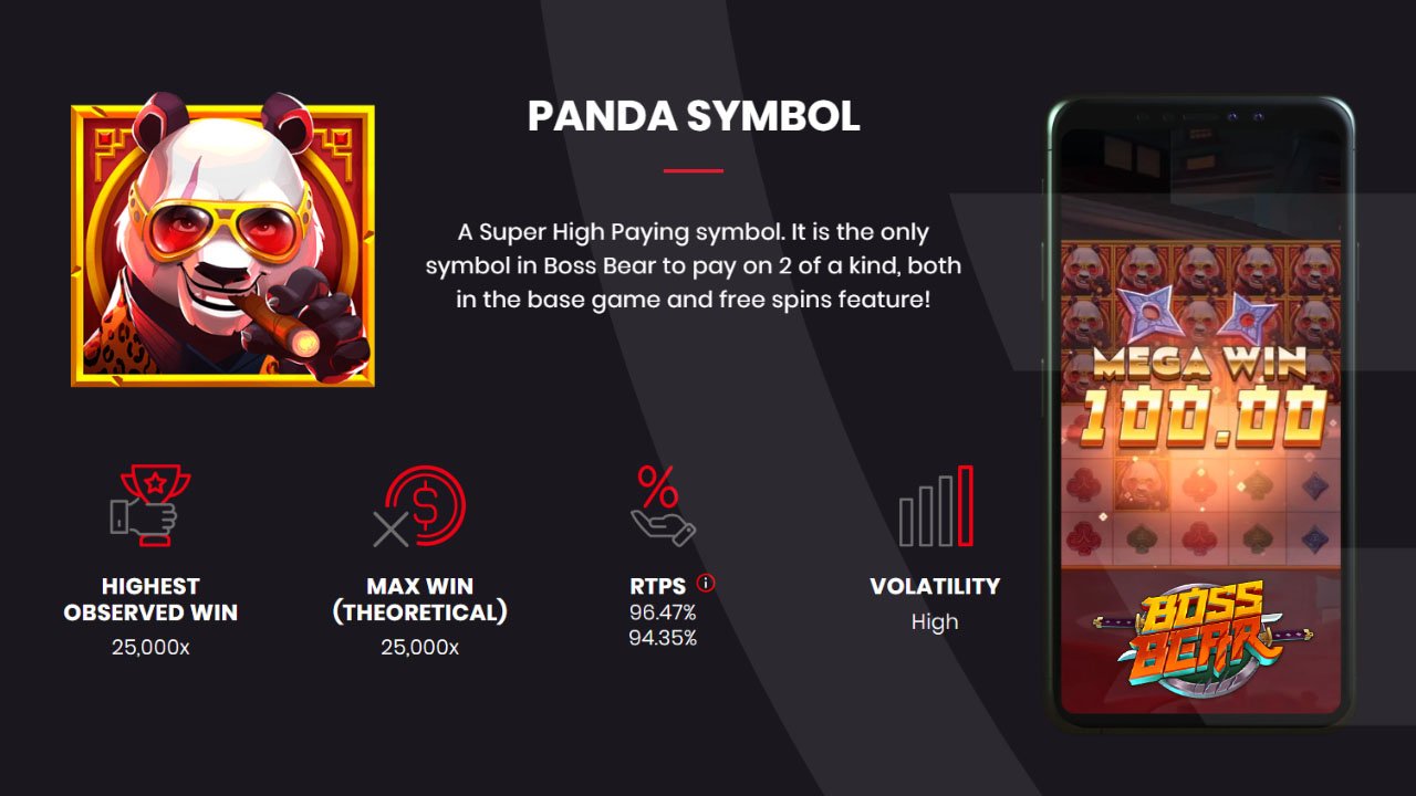 Screenshot of Boss Bear by Push Gaming