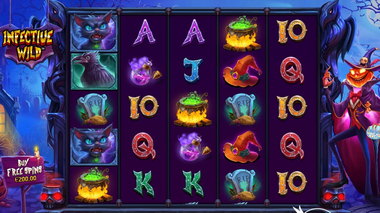 Screenshot of Infective Wild slot