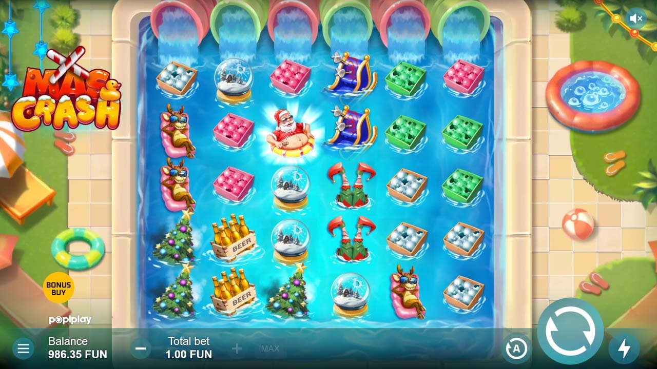 Screenshot of Xmas Crash online slot