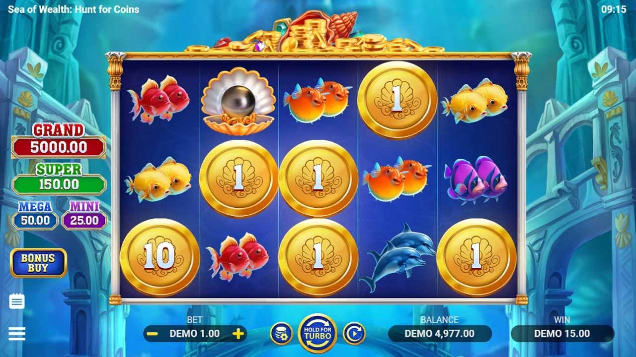 Sea of Wealth Hunt for Coin by Evoplay