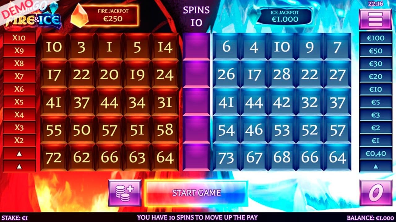 Slingo Fire and Ice Slot