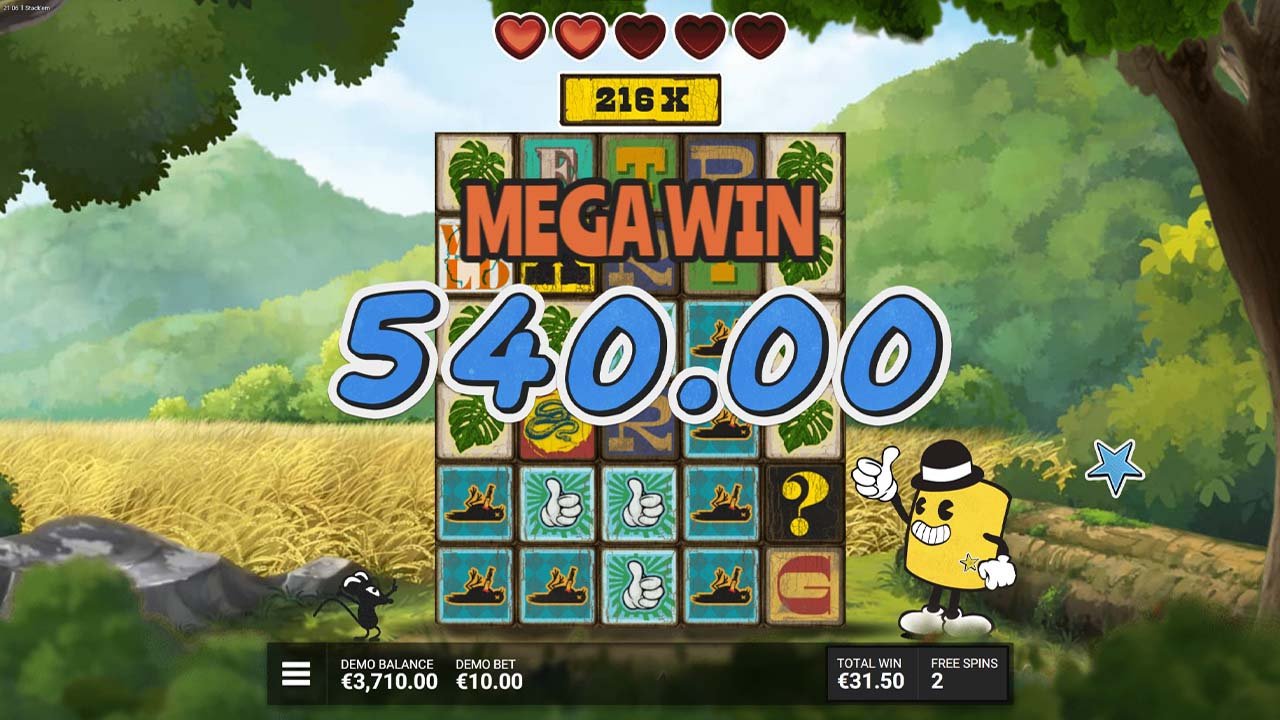 Stack Em slot by Hacksaw Gaming - Mega Win