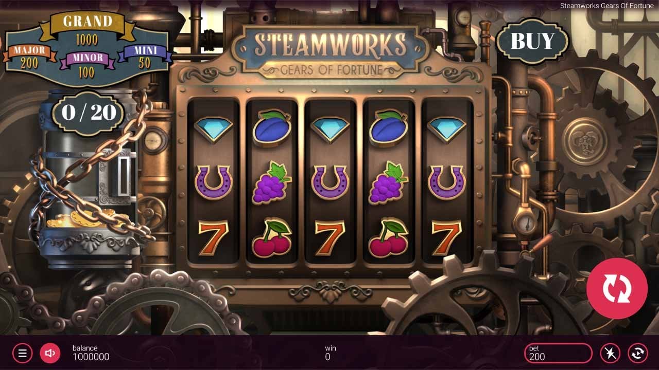 Steamworks Gears of Fortune video slot