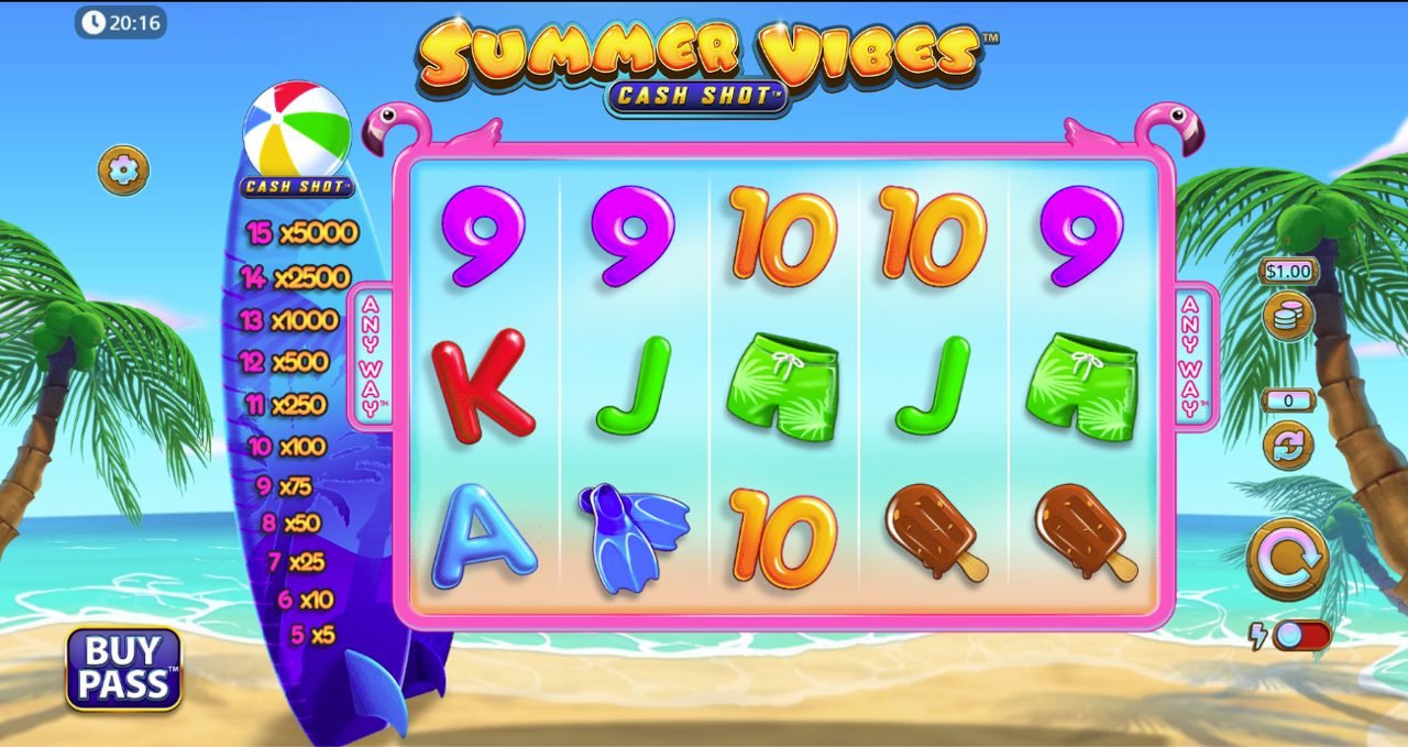 Summer Vibes Cash Shot