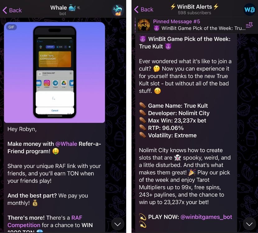 Telegram Casino communities