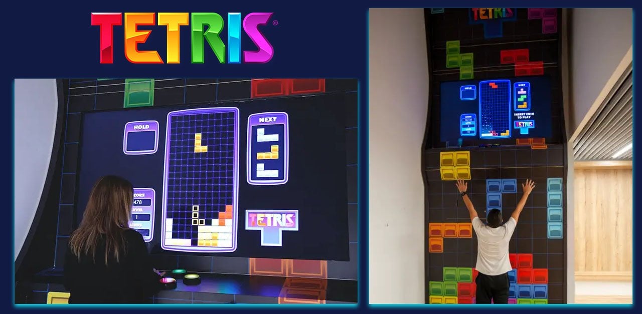 Tetris - 16ft World Record Arcade