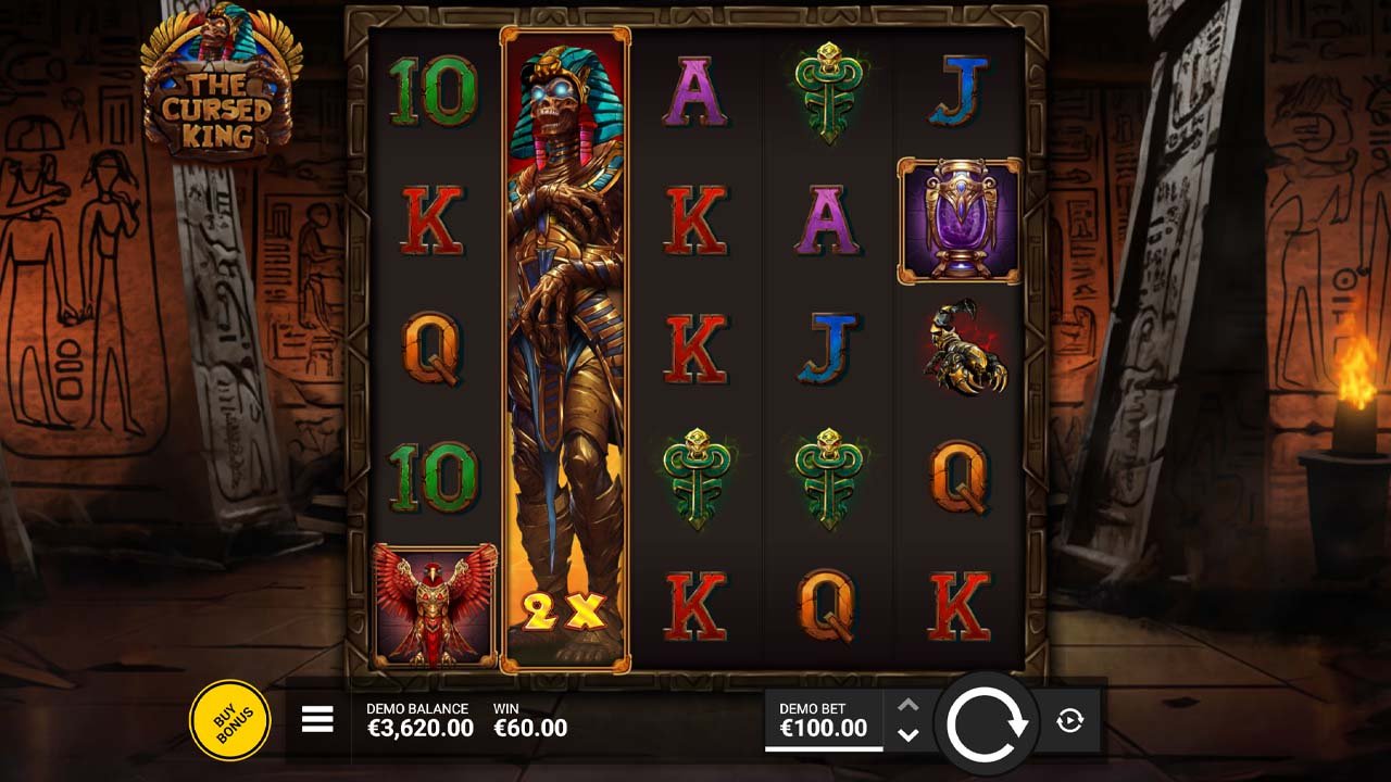 The Cursed King slot screenshot