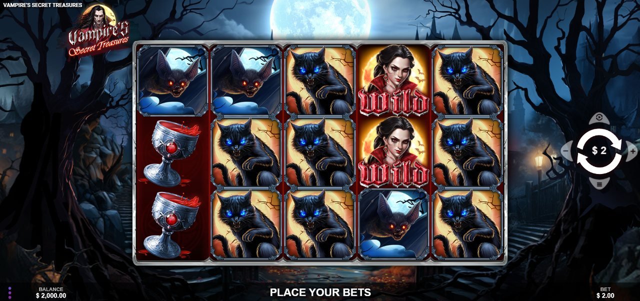 Vampire's Secret Treasures Slot