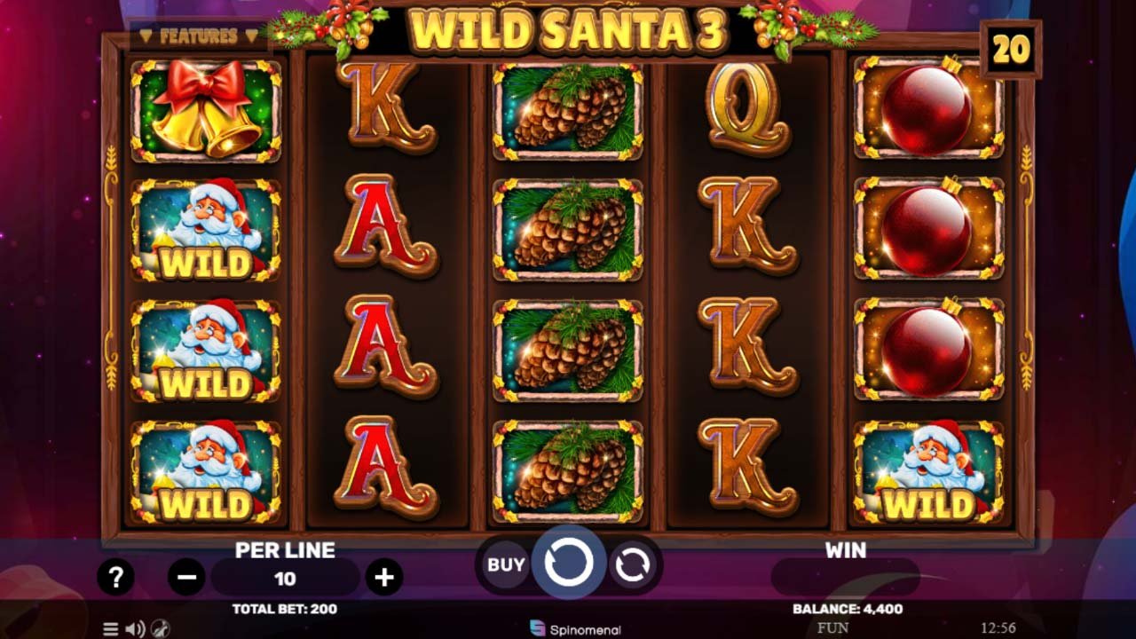 Wild Santa 3 slot by Spinomenal