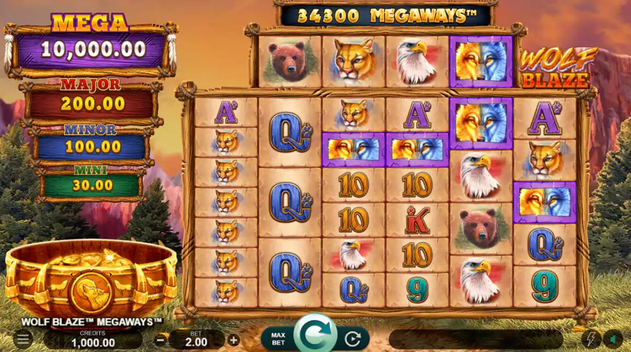 Wolf Blaze Megaways slot