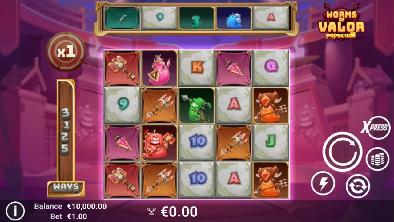 Worms of Valor Slot