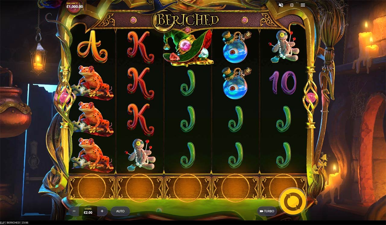 Beriched slot