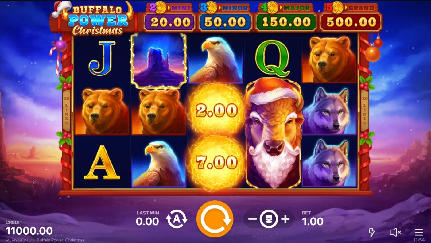 Buffalo Power: Christmas slot
