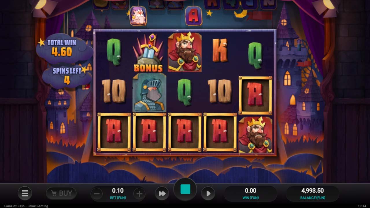 camelot cash slot