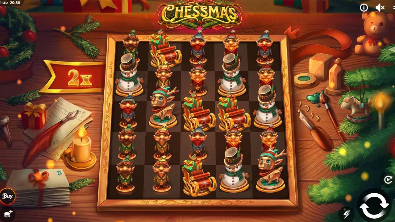 chessmas slot - main screen