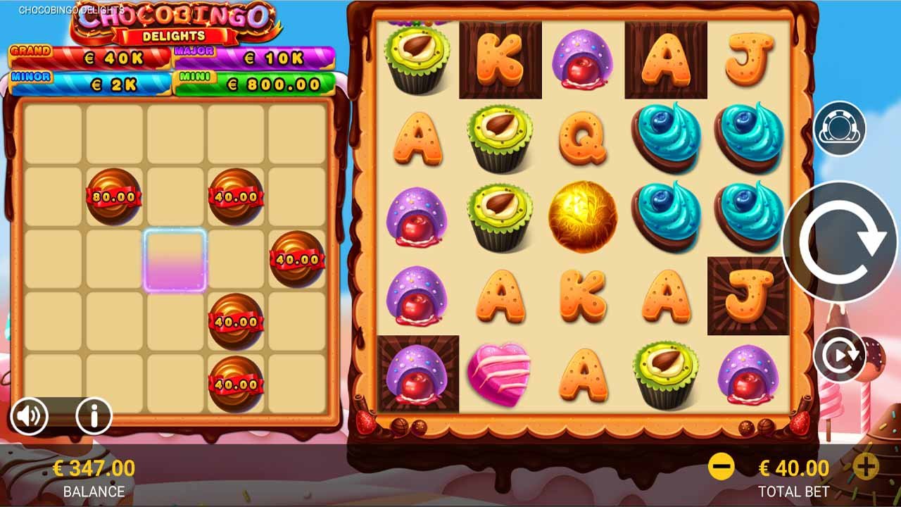 chocobingo delights slot