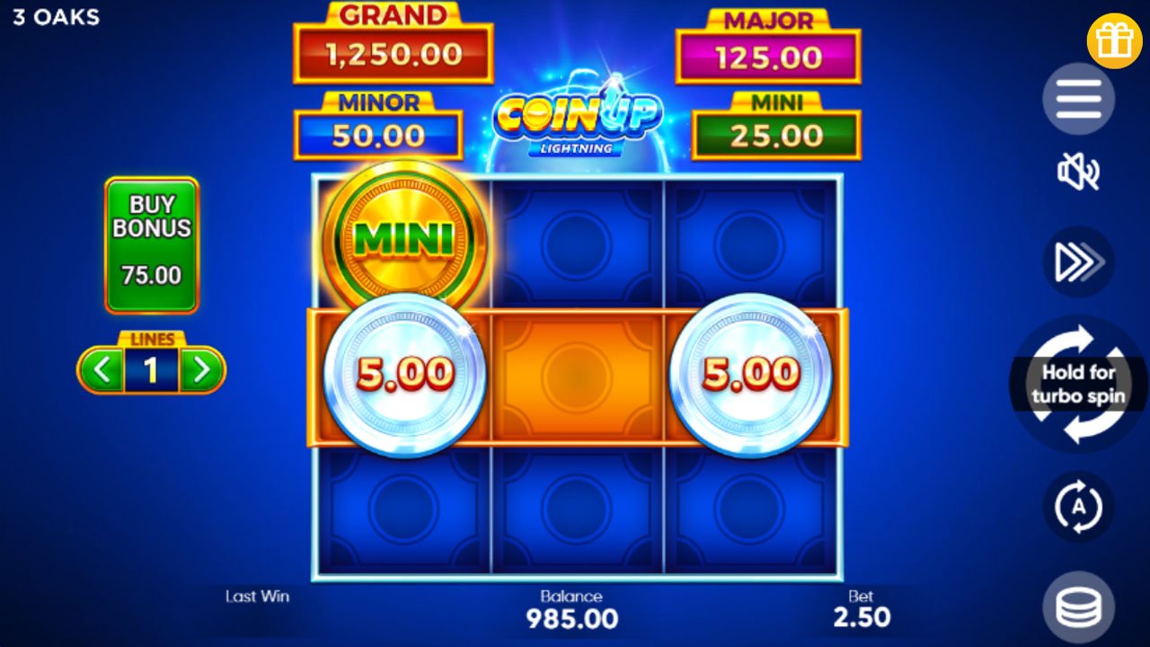 coin UP lightning slot