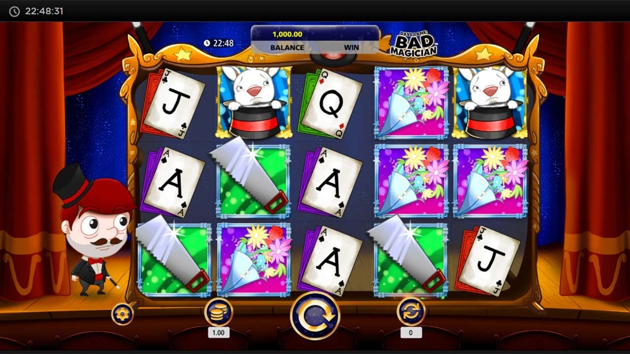 Dave Lame: Bad Magician slot