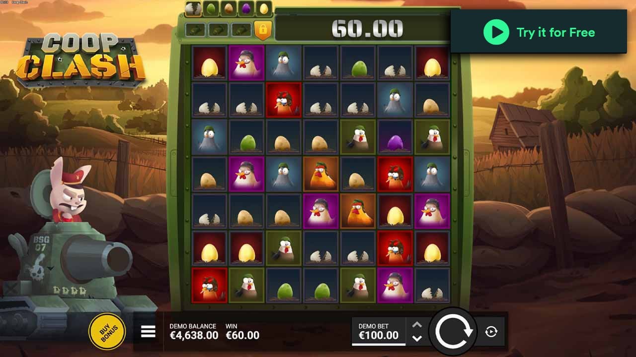 Play Coop Clash Demo Slot at GamblersPick