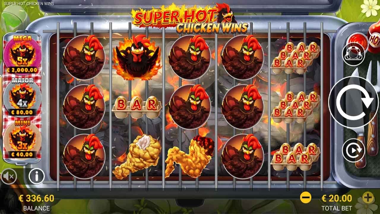 Super Hot Chicken Wins Slot Review at GamblersPick
