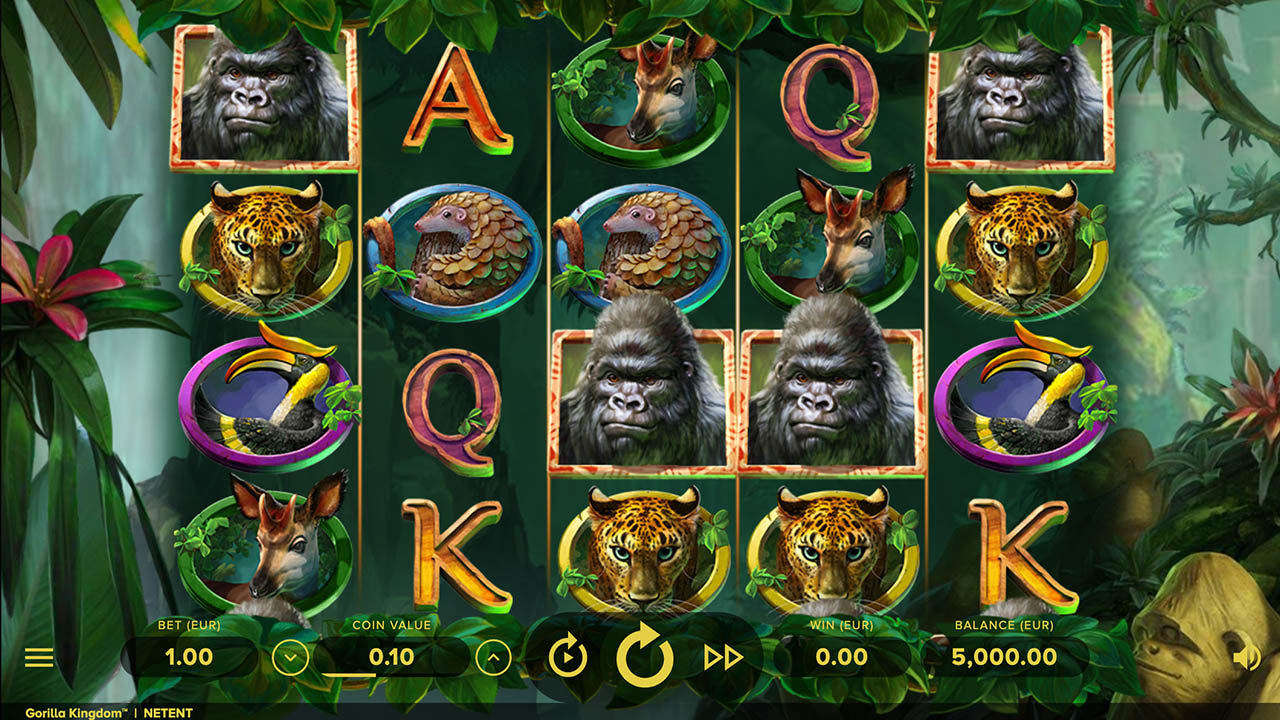 Gorilla Kingdom Slot Reels Symbols