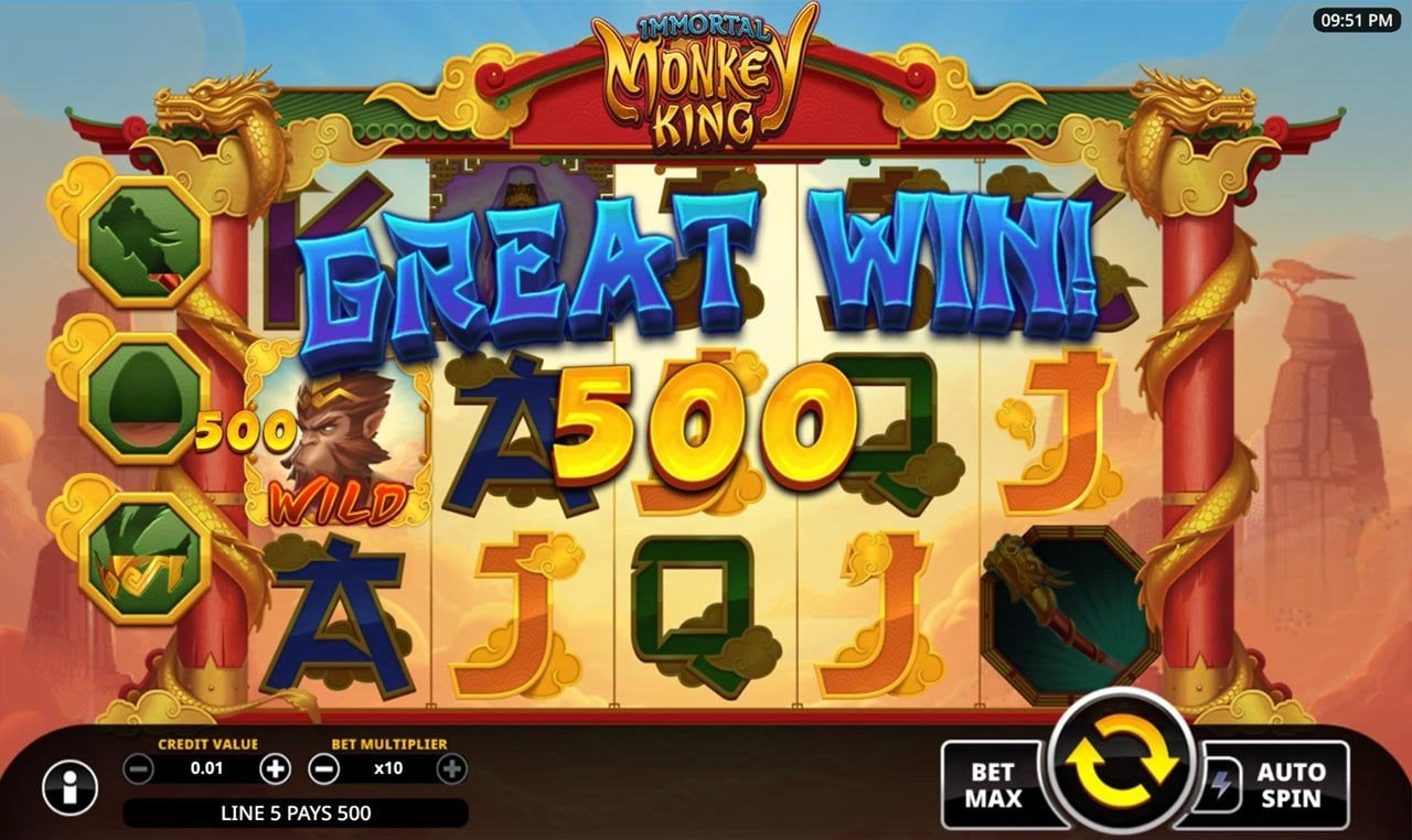 Immortal Monkey King Slot Great Win