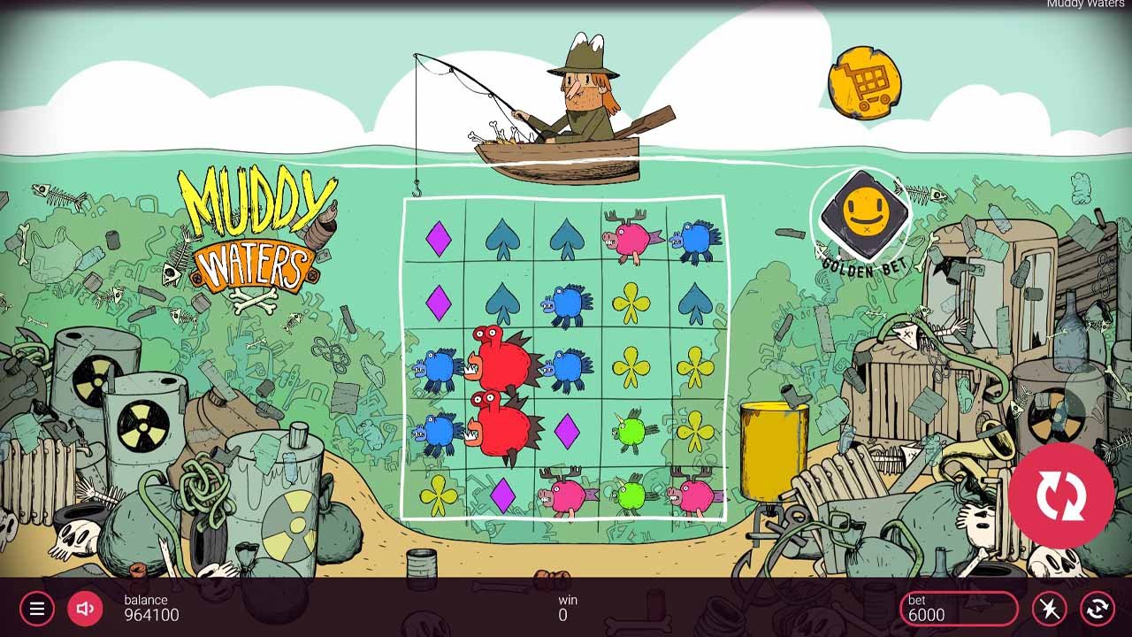 muddy waters slot - base game