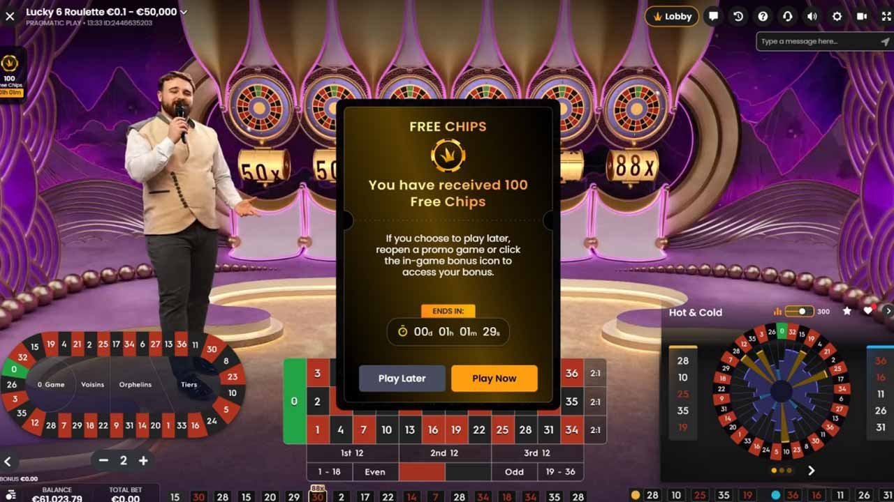 pragmatic play - free chips