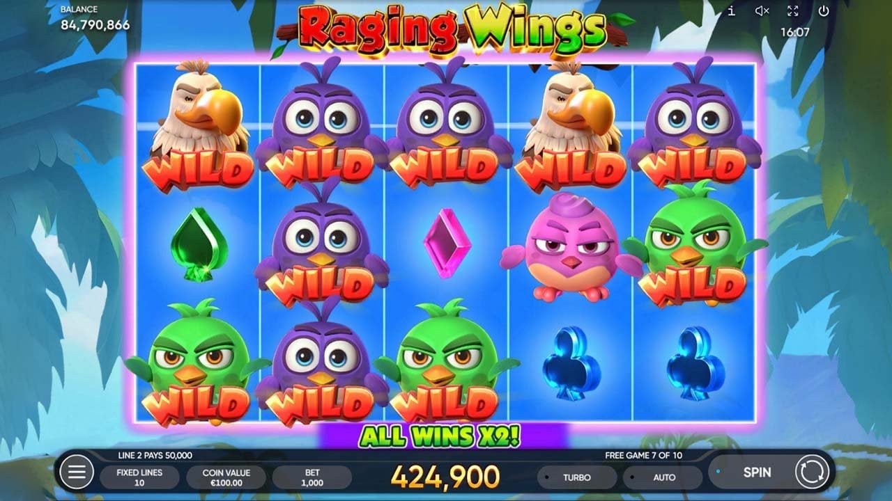 raging wings slot