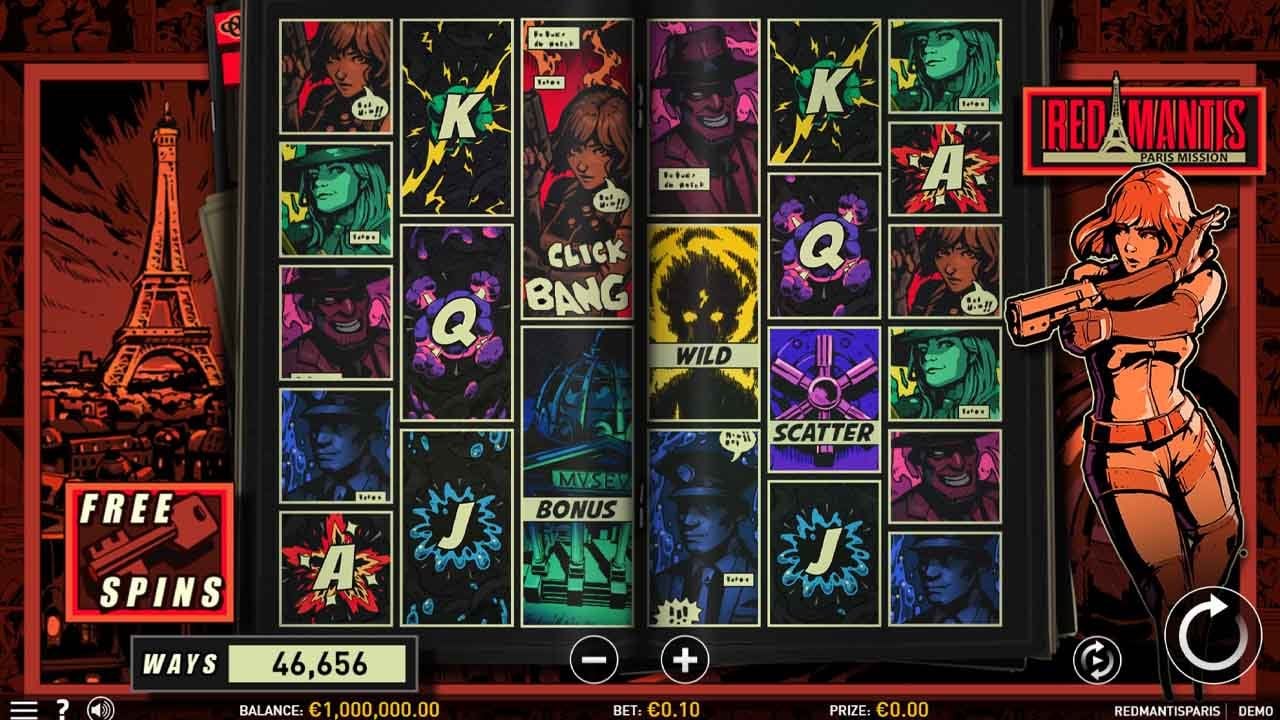 red mantis paris slot - base game