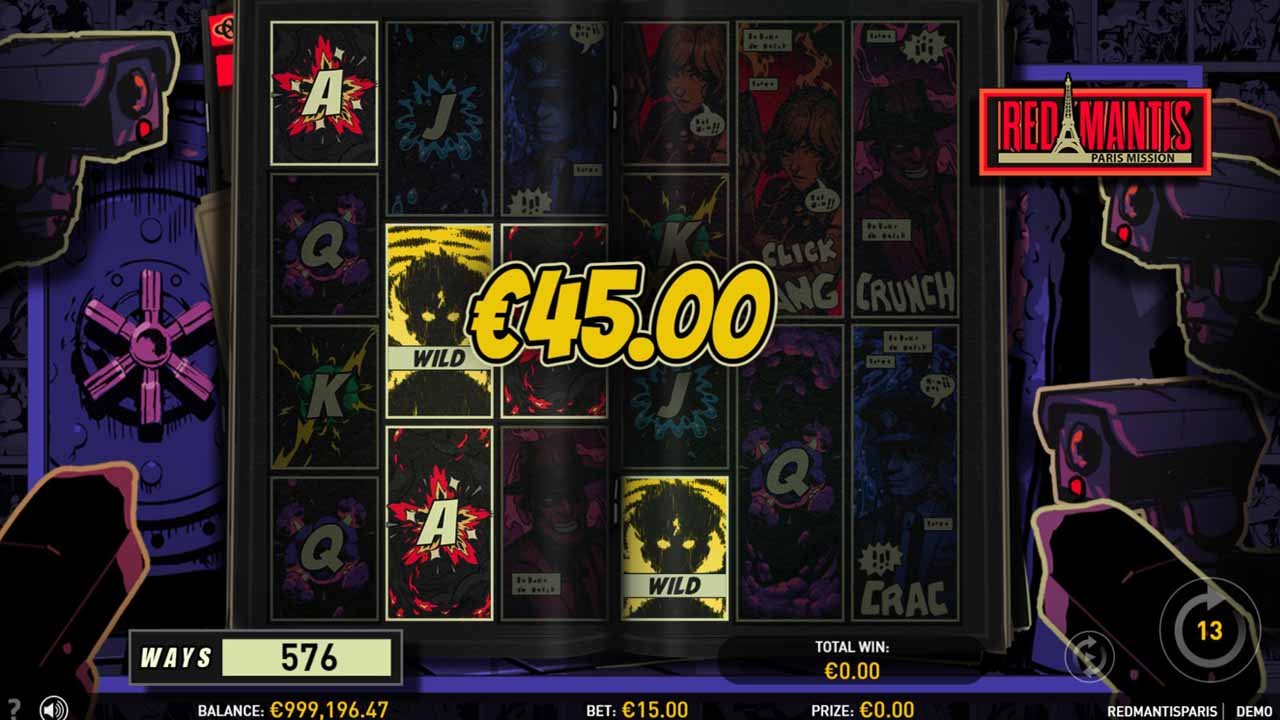 red mantis paris slot - free spins