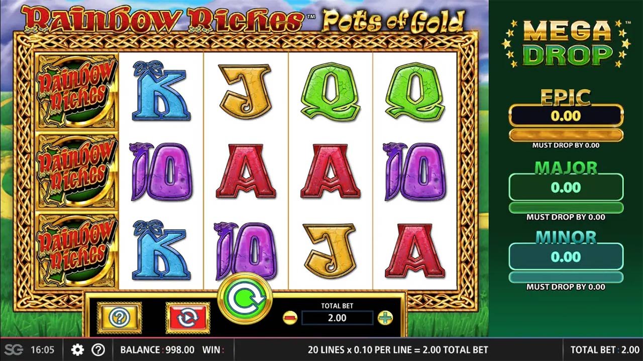 Rainbow Riches Pots of Gold