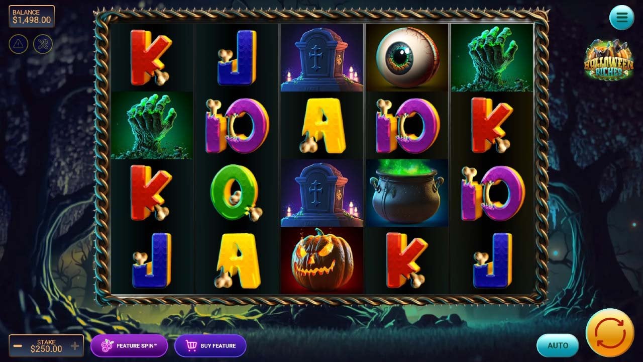 screenshot of Halloween Riches slot