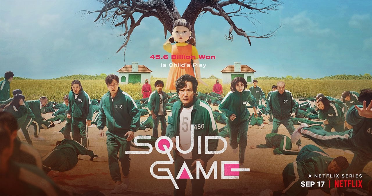 Squid Game on Netflix Poster