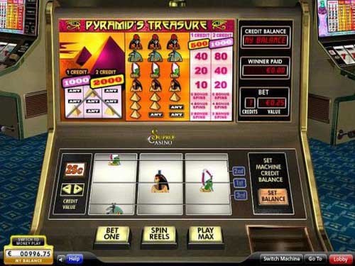Pyramid's Treasure Slot by 888 Gaming
