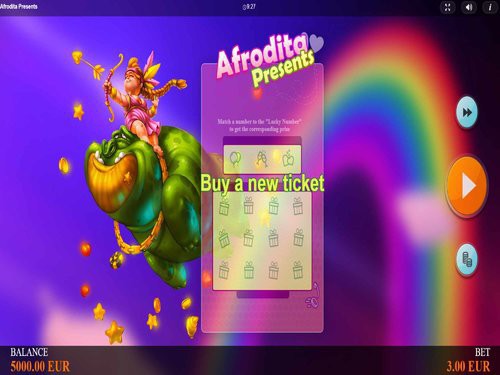 Afrodita Presents Scratch Card