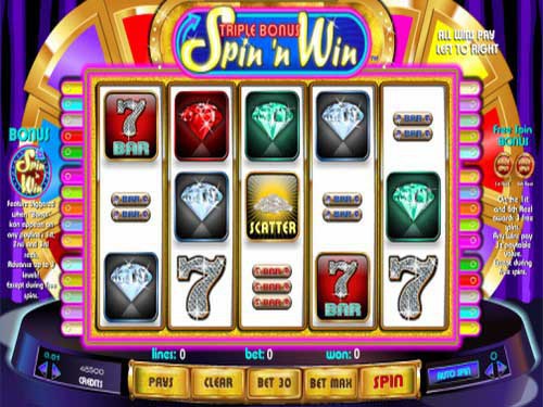 Triple Bonus Spin 'n Win Slot