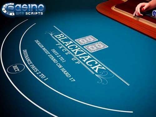 Blackjack 21 Faceup 3D Dealer Game by CasinoWebScripts