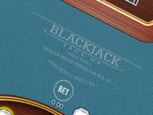 Blackjack 21 Faceup 2D Game by CasinoWebScripts