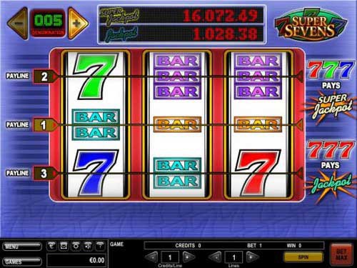 Super Sevens Slot by GTECH