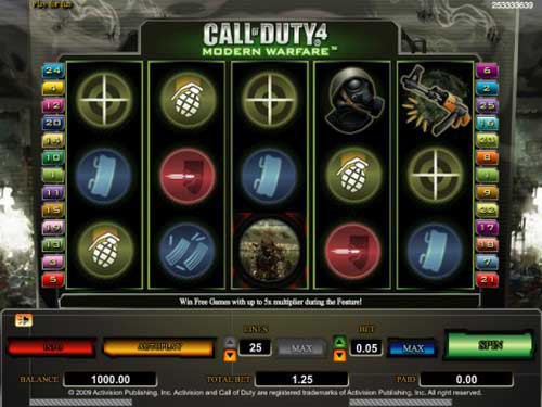 Call of Duty 4 Slot