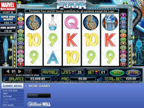Fantastic Four Slot by Cryptologic