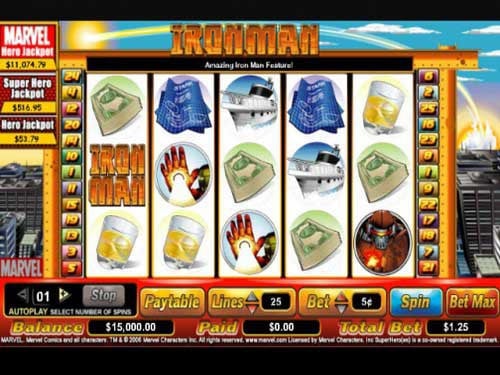 Iron Man Slot by Cryptologic