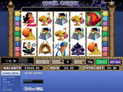 Magic Carpet Slot by Cryptologic