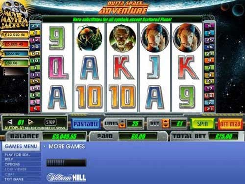 Outta Space Adventure Slot