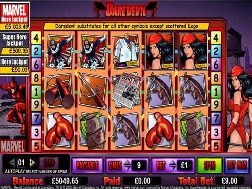 Daredevil Slot by Cryptologic