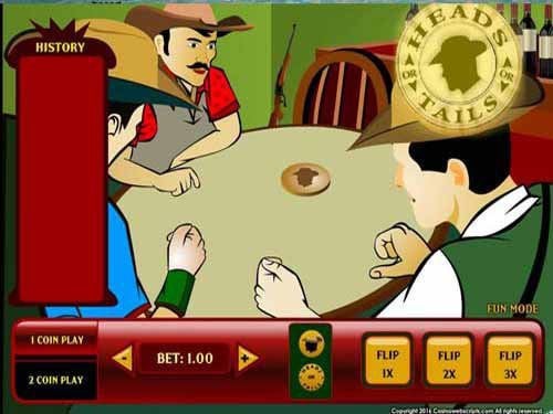 Heads Or Tails Game by CasinoWebScripts