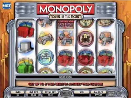 Monopoly You're in the Money Slot